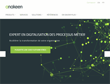 Tablet Screenshot of anakeen.com